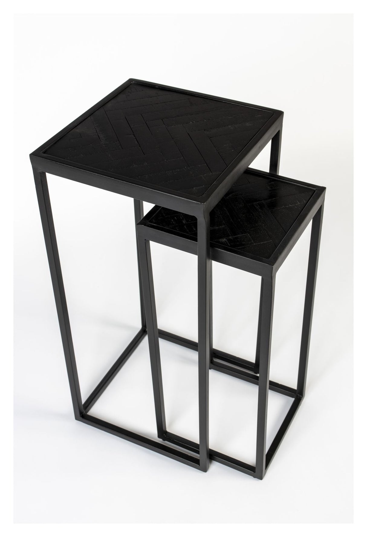 homii Parker Deposit Table, 30x30, Black