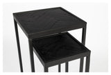 homii Parker Deposit Table, 30x30, Black