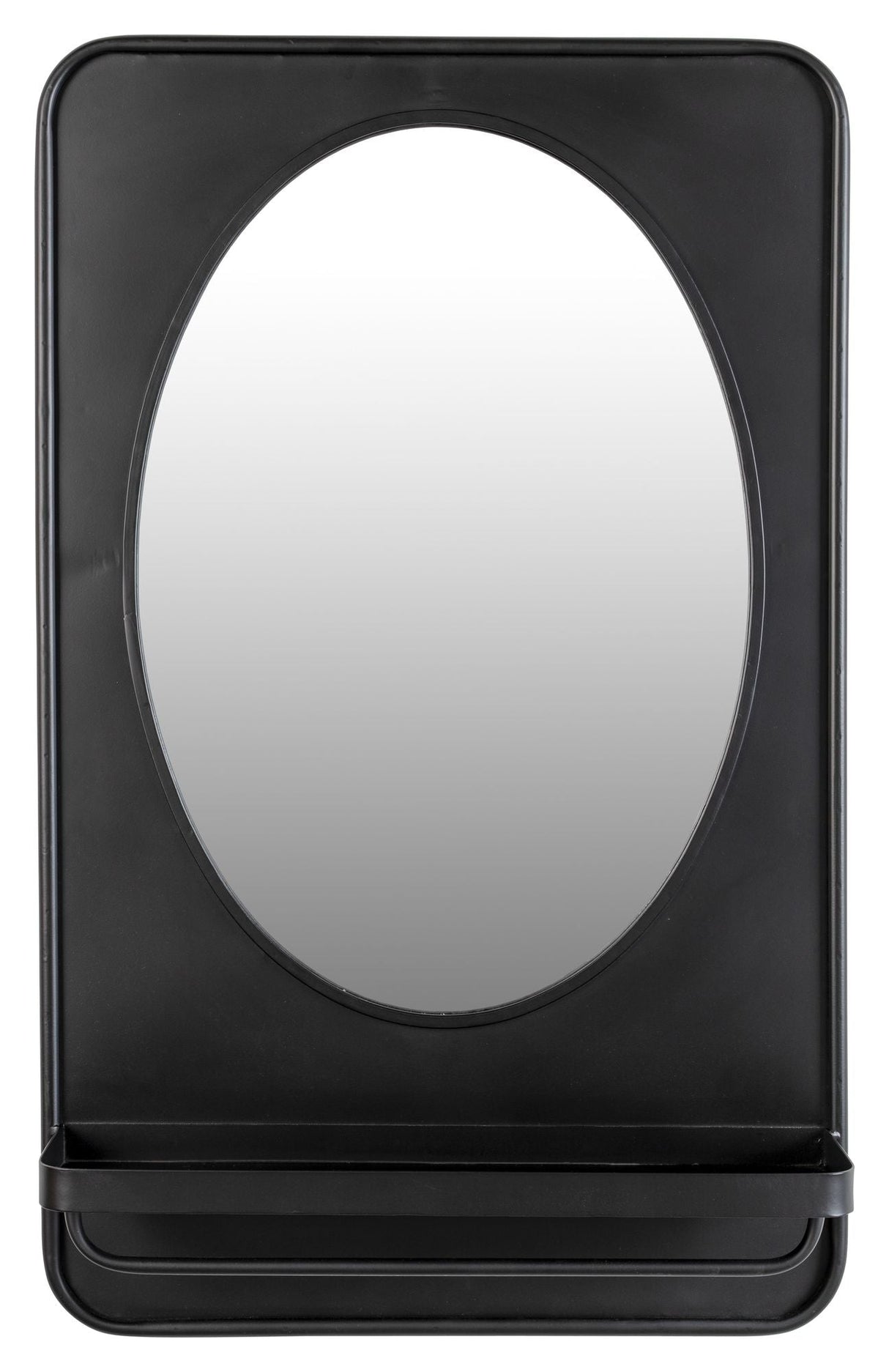 homii Pascal Mirror with shelf, 80x50, Black