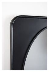 homii Pascal Mirror with shelf, 80x50, Black