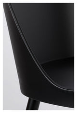 homii Pip Dining Chair, Black