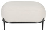 Milan Footstool, Teddy Ivory