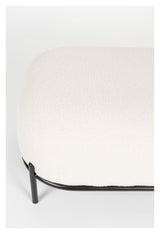 Milan Footstool, Teddy Ivory