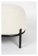 Milan Footstool, Teddy Ivory