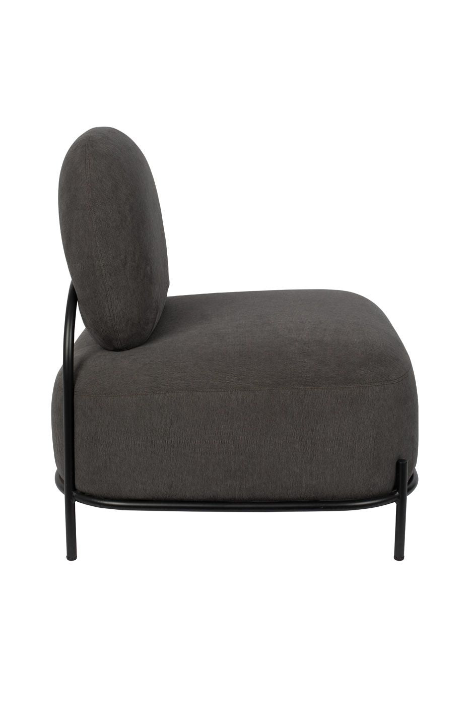 homii Polly Lounge Chair - Gray