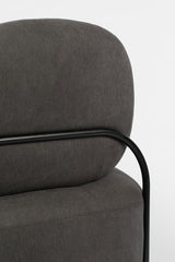 homii Polly Lounge Chair - Gray