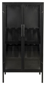 homii Rob Bar/Wine Cabinet Black