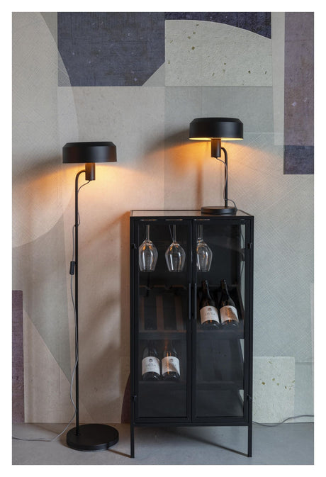 homii Rob Bar/Wine Cabinet Black