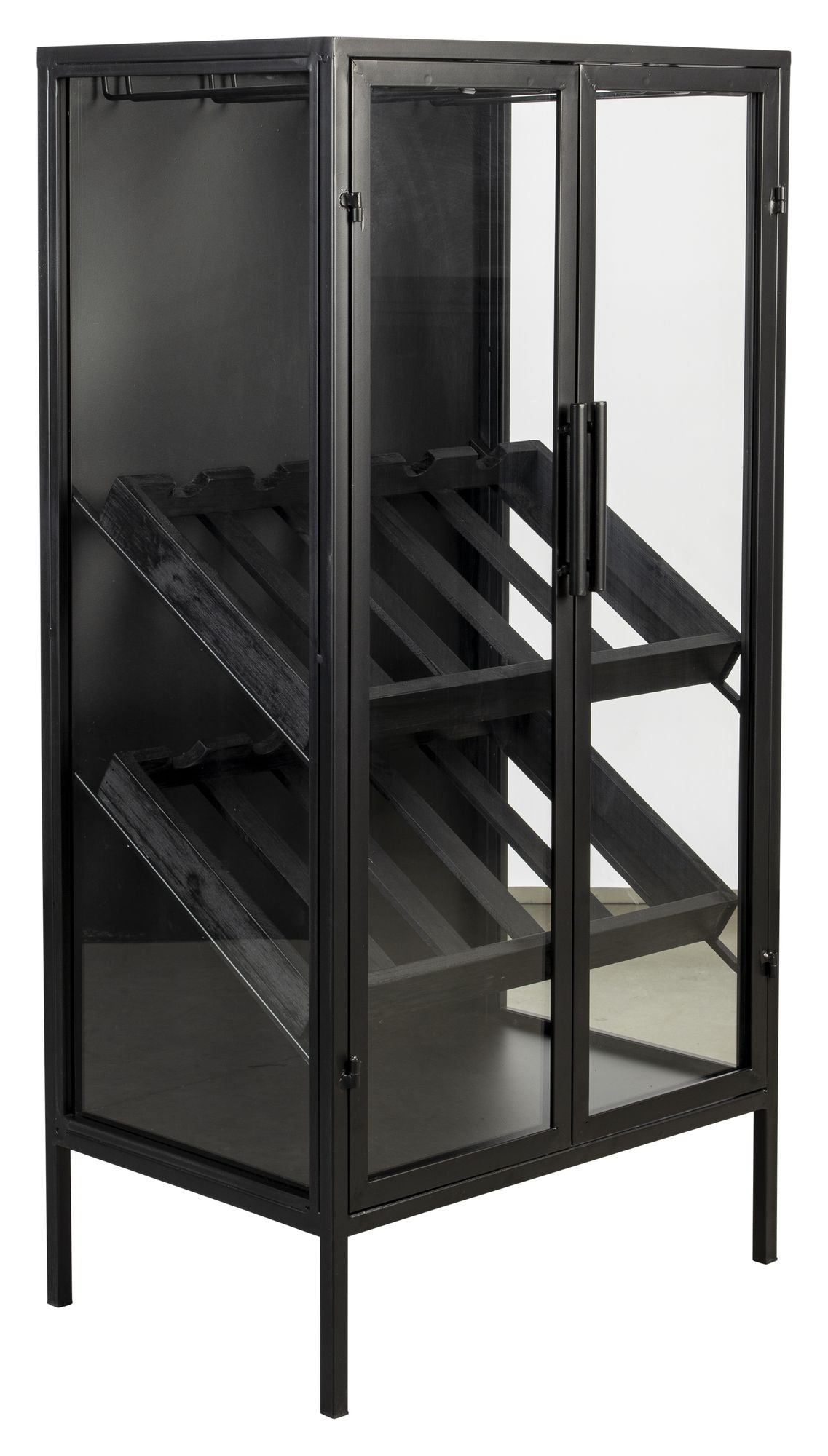 homii Rob Bar/Wine Cabinet Black