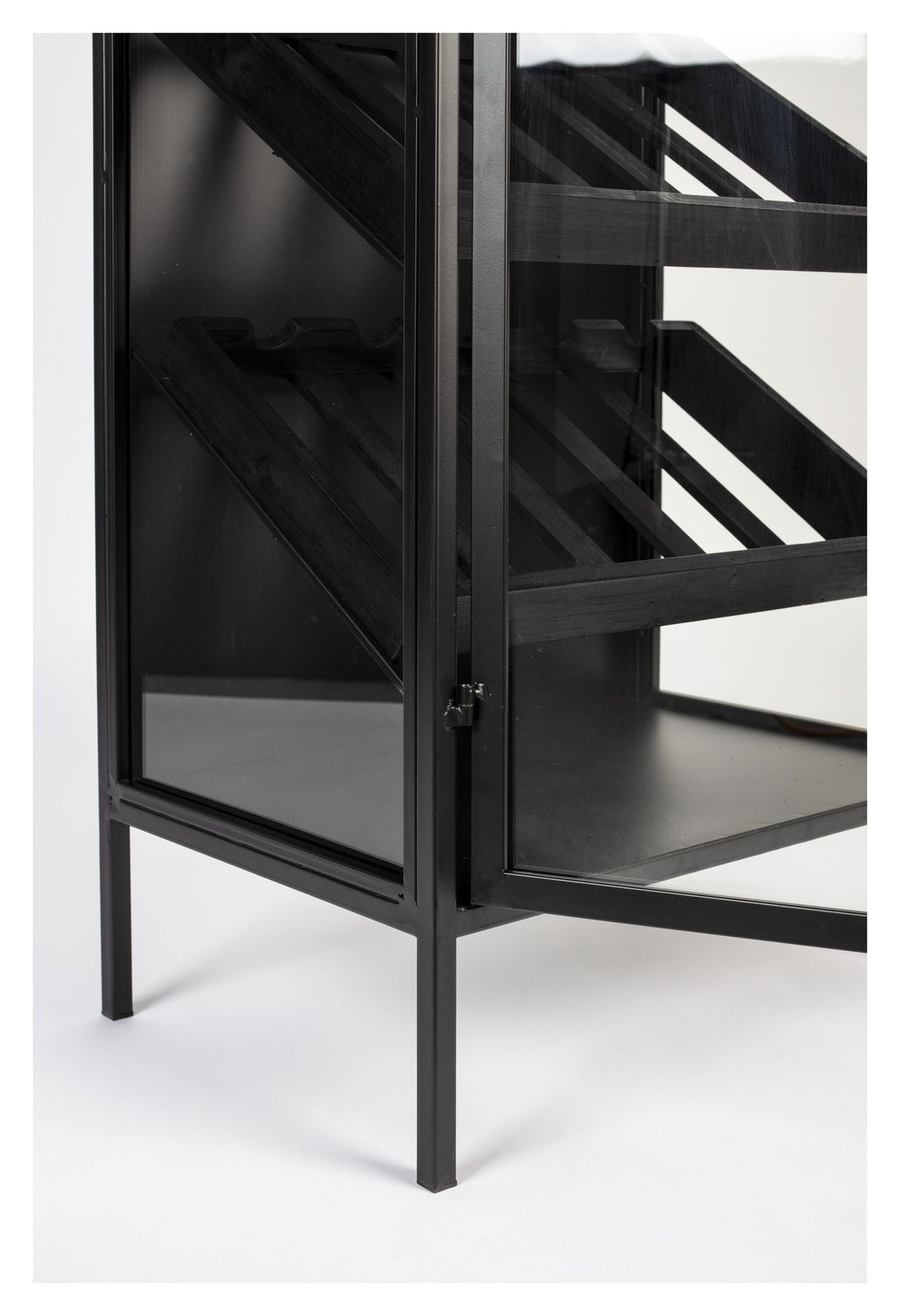 homii Rob Bar/Wine Cabinet Black