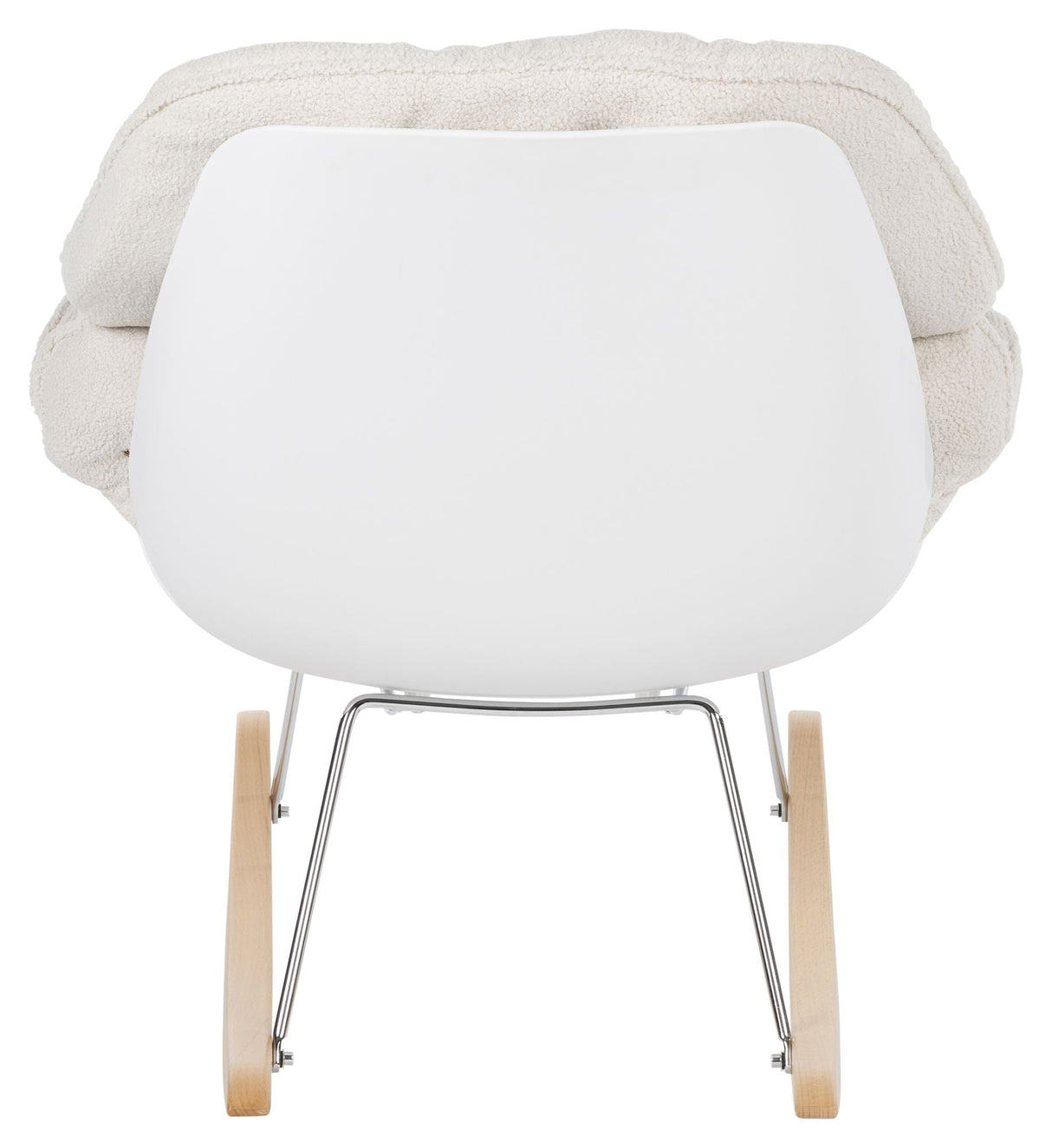 New Orleans Swing Chair, Off White Teddy