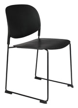 homii Stacks Dining Chair, Matte Black