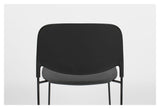 homii Stacks Dining Chair, Matte Black