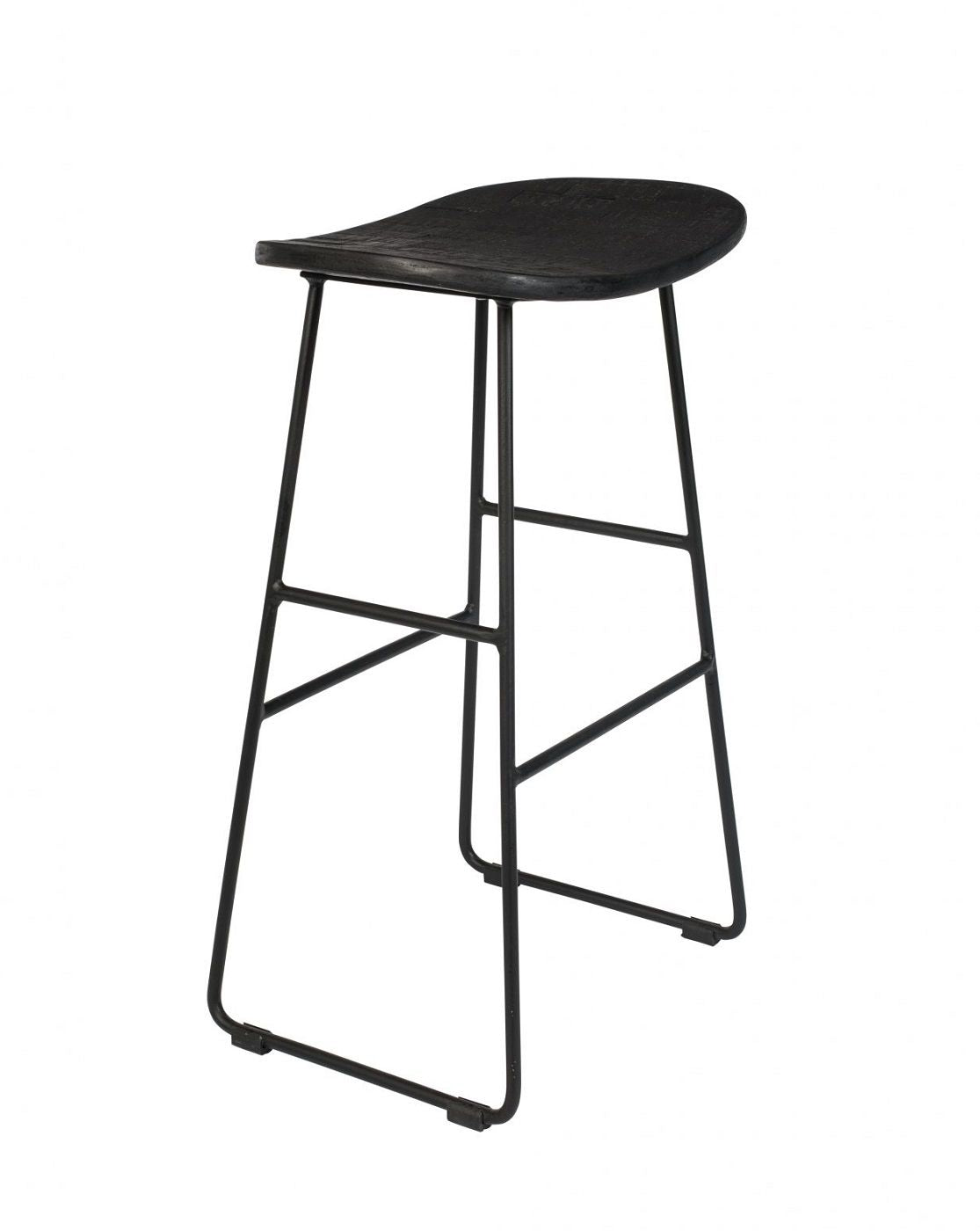 Zanzibar bar bar stool - Black, SH: 62cm