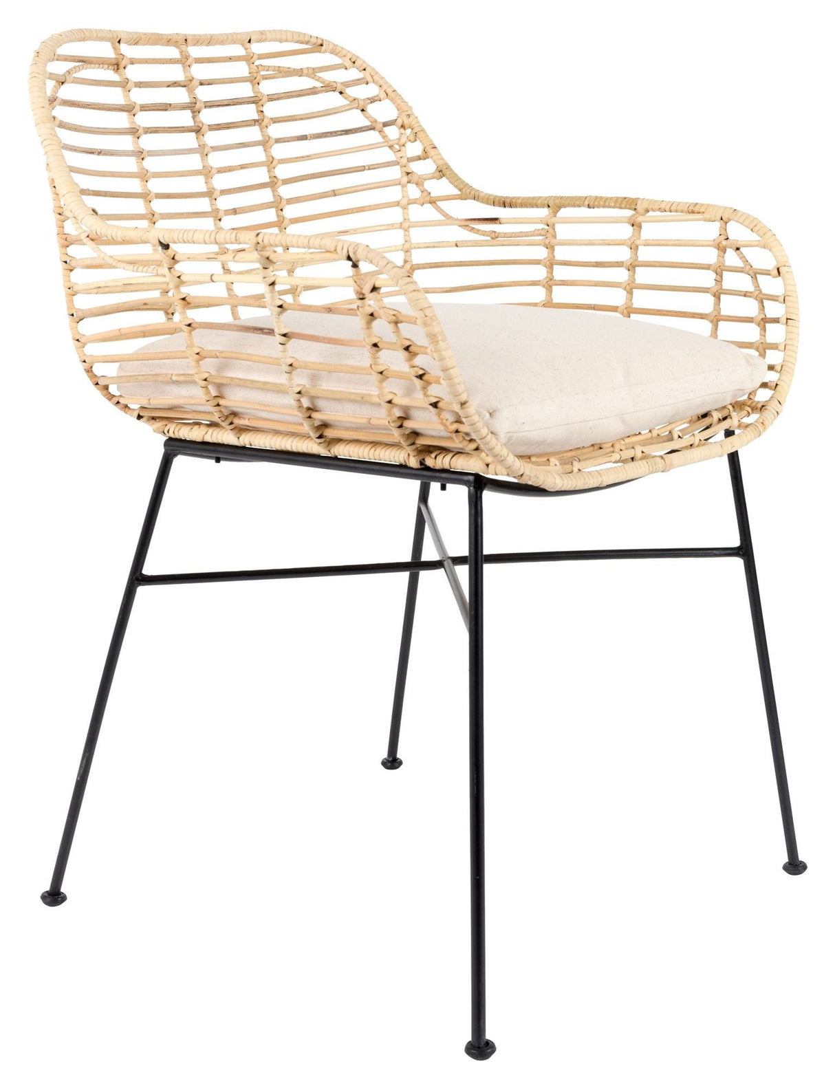 Tiger Dining Chair, Rattan