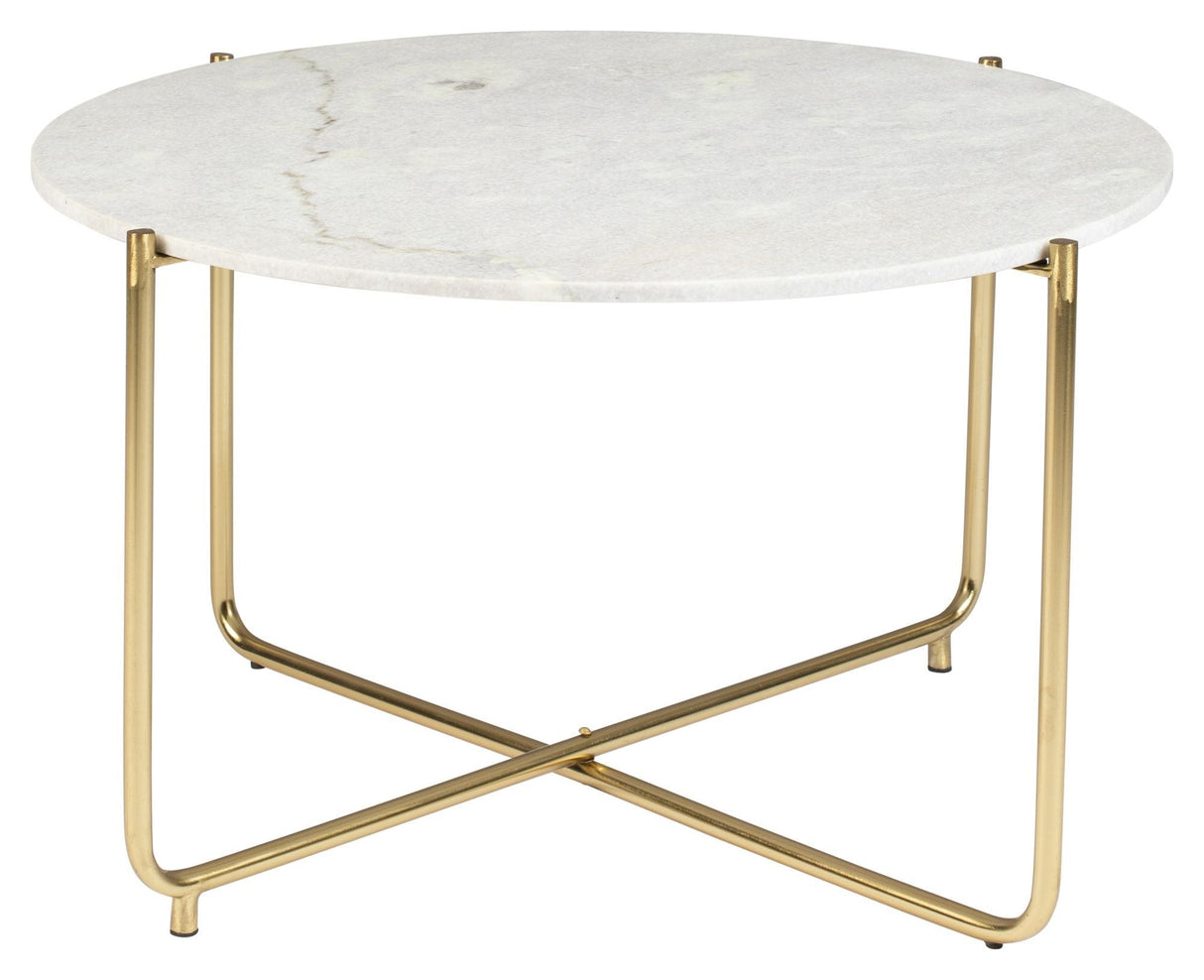 homii Timpa Coffee Table, White Marble