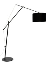 homii Tokio Floor Lamp, Black, H210