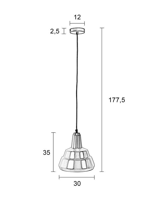 homii Tristan Pendant, Black