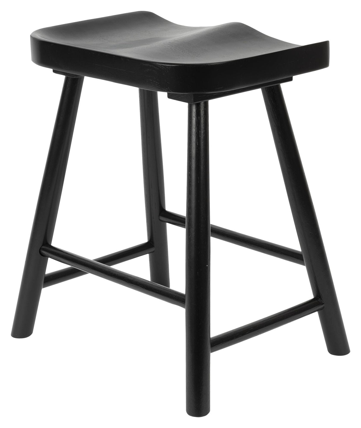 homii Horizontal Stool, Black