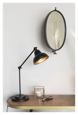 Reagan Table Lamp, Black