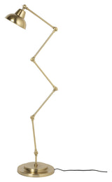 Reagan Floor Lamp, Brass