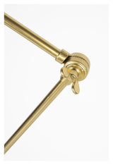 Reagan Floor Lamp, Brass