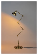 Reagan Floor Lamp, Brass