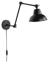 Reagan Wall Lamp, Black