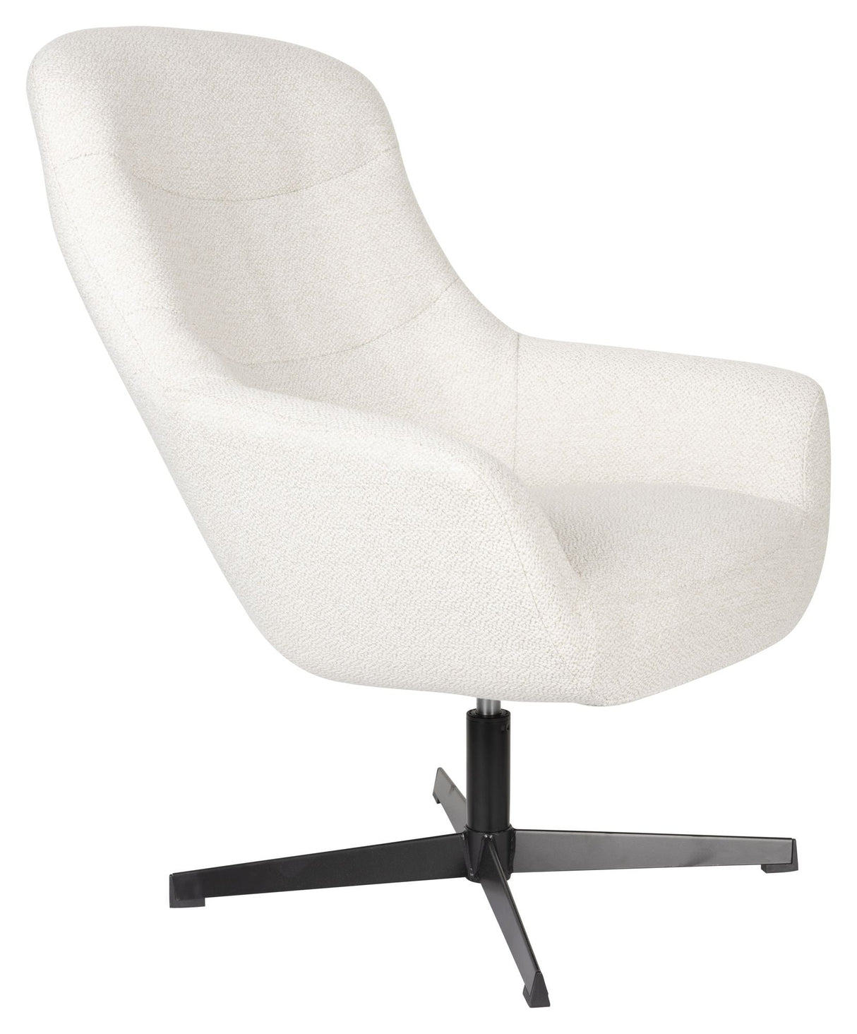 homii Yuki Lounge Chair, Off White