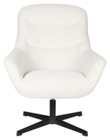 homii Yuki Lounge Chair, Off White