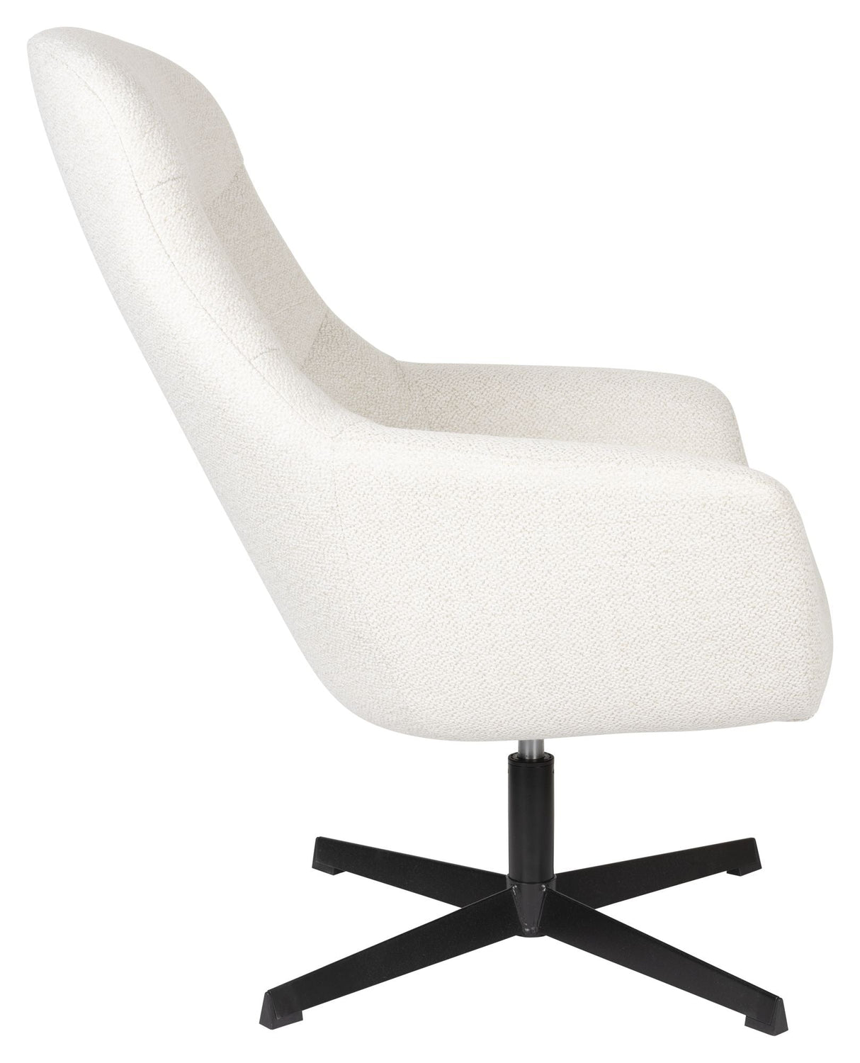 homii Yuki Lounge Chair, Off White