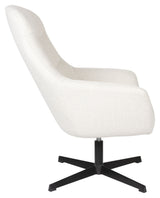 homii Yuki Lounge Chair, Off White