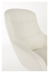 homii Yuki Lounge Chair, Off White