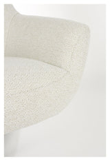 homii Yuki Lounge Chair, Off White