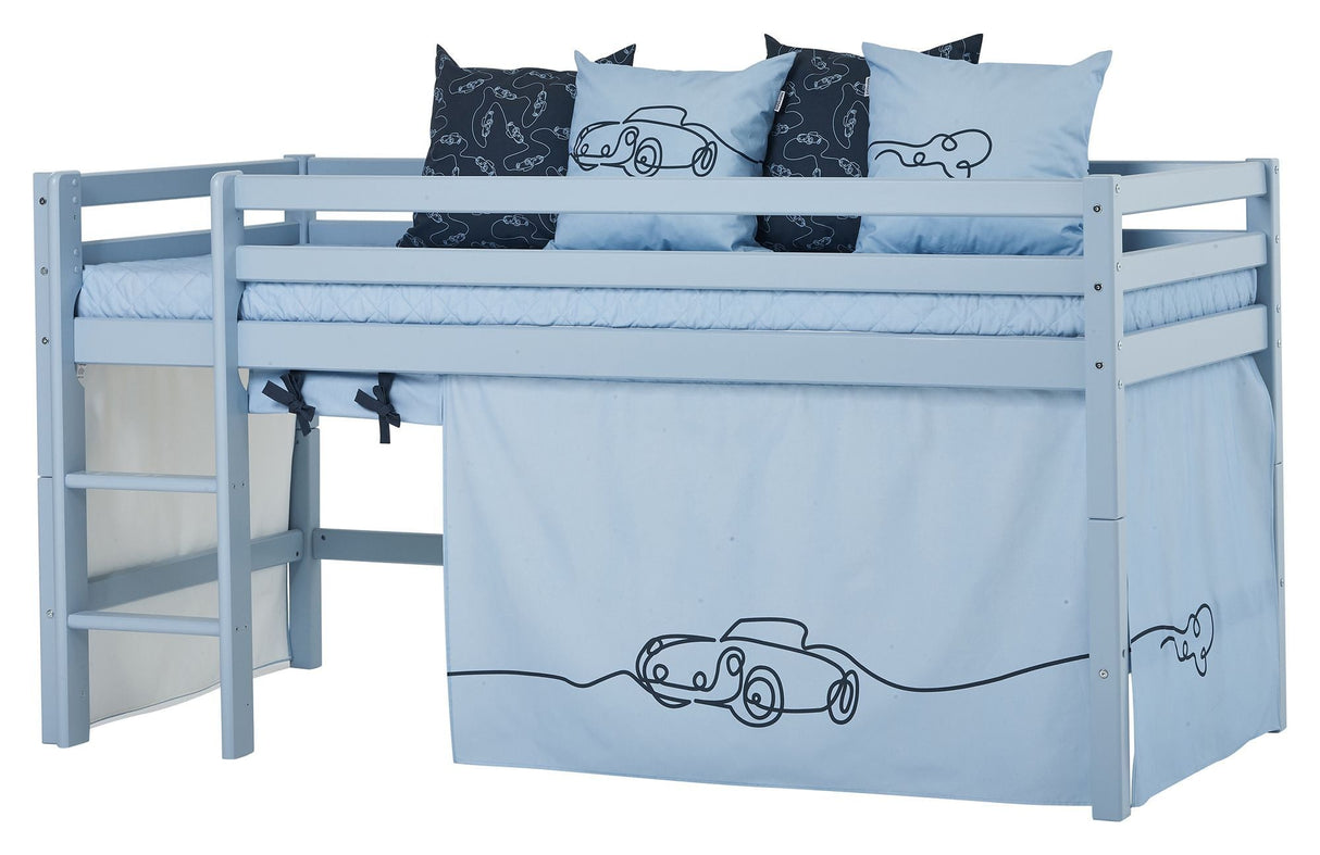 Hoppekids ECO Dream Half High Bed 90x200 - Dream Blue