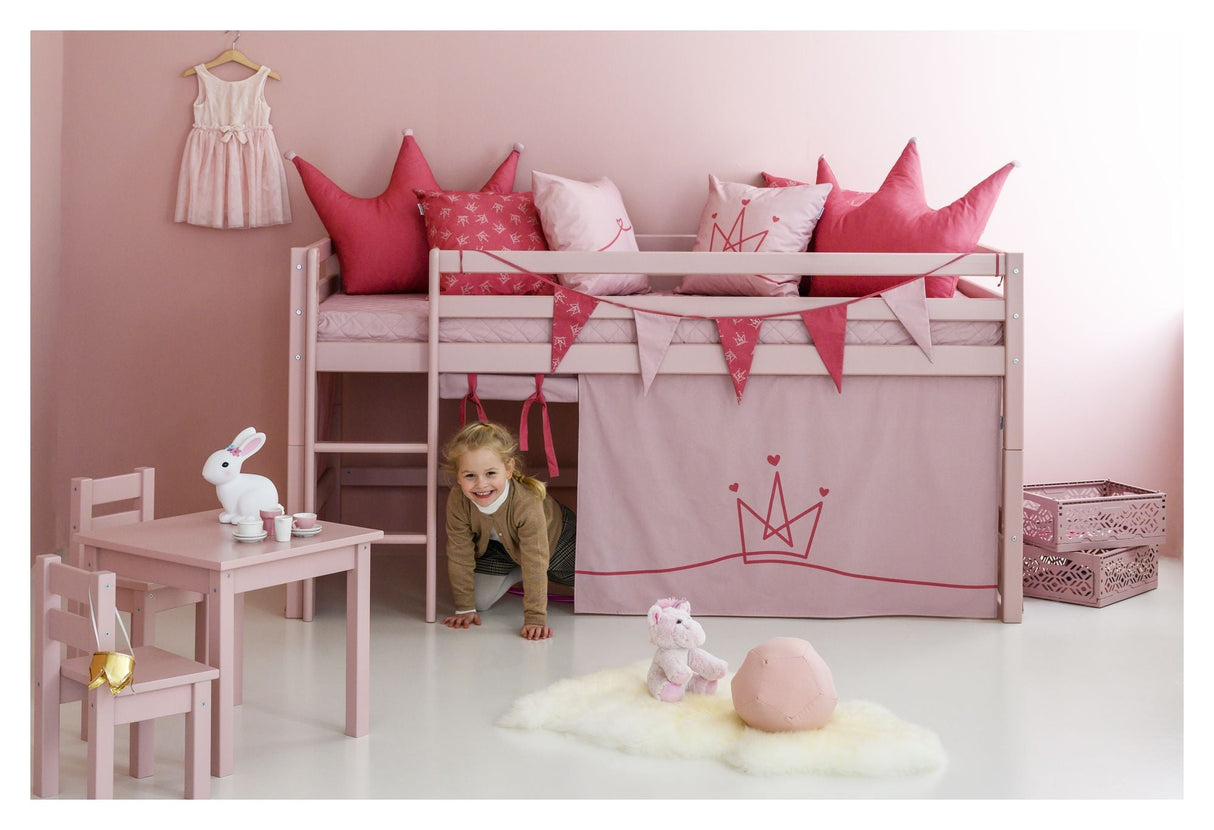 Hoppekids ECO Dream Half High Bed 90x200 - Pale Rose