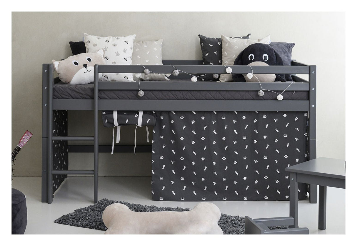 Hoppekids ECO Dream Half High Bed 90x200 - Gray