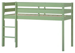 ECO Comfort mid-high bed incl. slatted base 70x160 cm, Pale Green