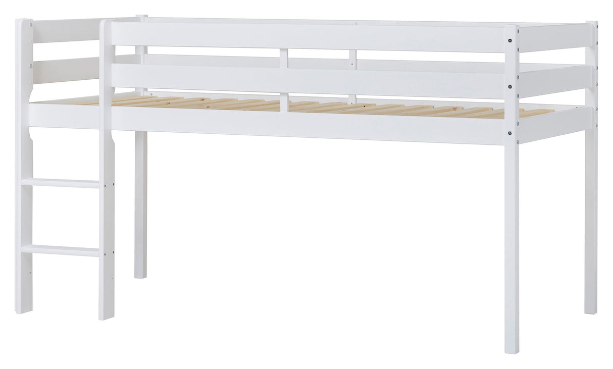 ECO Comfort mid-high bed incl. Lamella base 90x200 cm, White