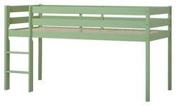 ECO Comfort mid-high bed incl. slatted base 90x200 cm, Pale Green