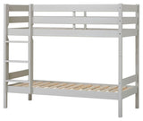 ECO Comfort bunk bed incl. slatted base 70x160 cm, Dove Gray