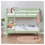 ECO Comfort bunk bed incl. slatted base 70x160 cm, Pale Green