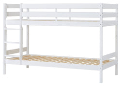 ECO Comfort bunk bed incl. Lamella base 90x200 cm, White