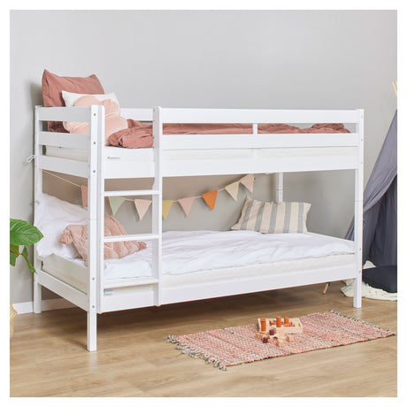 ECO Comfort bunk bed incl. Lamella base 90x200 cm, White