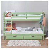 ECO Comfort bunk bed incl. Lamella base 90x200 cm, Pale Green