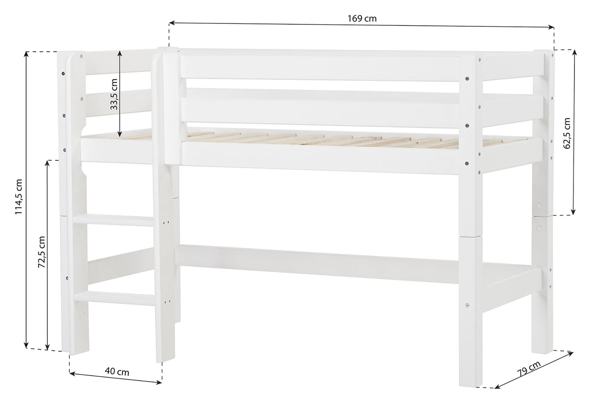 Hoppekids ECO Luxury Half High Junior Bed 70x160