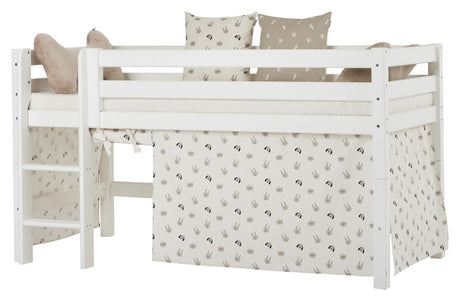 ECO Luxury Half High Bed 90x200, White