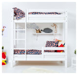 ECO Luxury Bunk Bed with Two Bedhorses 70x160, White