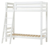 Hoppekids ECO Luxury Bunk Bed with Sloping Ladder 70x160 - White