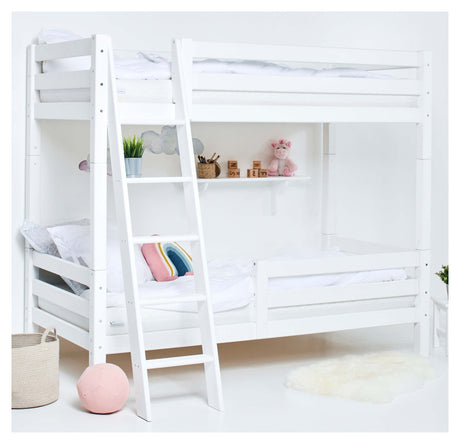 ECO, Bunk bed with horse and ladder 90x200, White